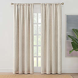 Brookstone® Zoey Rod Pocket 100% Blackout Embroidered Window Curtain Panel (Single)