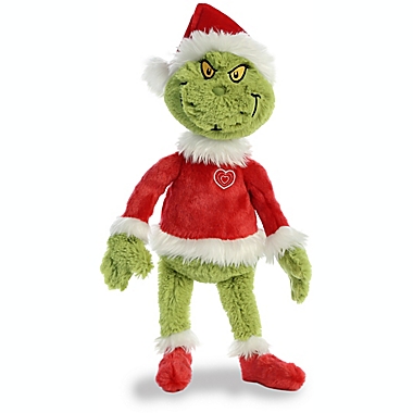 Aurora World&reg; Grinch Santa Plush Toy. View a larger version of this product image.