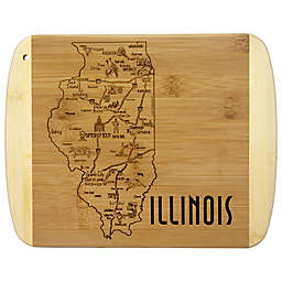 Totally Bamboo® Illinois Slice of Life Cutting Board