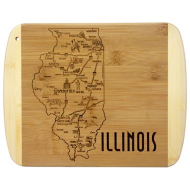 Totally Bamboo&reg; Illinois Slice of Life Cutting Board. View a larger version of this product image.