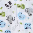 Alternate image 4 for HALO&reg; Medium Animal Faces Muslin SleepSack&reg; in Blue