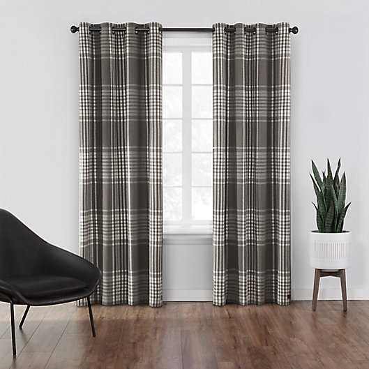 Alternate image 1 for UGG® Terra Flannel Grommet Light Filtering Window Curtain Panel (Single)