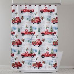 Christmas Shower Curtain Bed Bath Beyond