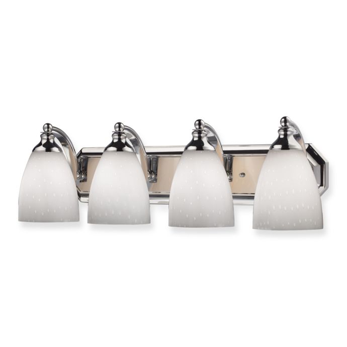 ELK Lighting Polished Chrome 4-Light Vanity Fixture | Bed ...