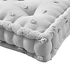 Alternate image 1 for Urban Habitat Brooklyn Cotton Jacquard Square Indoor Floor Pillow Cushion in Grey
