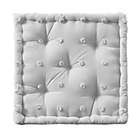 Alternate image 0 for Urban Habitat Brooklyn Cotton Jacquard Square Indoor Floor Pillow Cushion in Grey