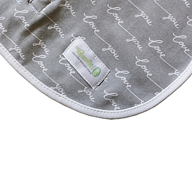 Woombie&reg; Size 0-3M Love You Air&reg; Swaddle in Grey. View a larger version of this product image.