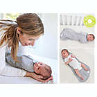Alternate image 3 for Woombie&reg; Size 0-3M Love You Air&reg; Swaddle in Grey