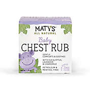 Matys 1.5 oz. All Natural Baby Chest Rub