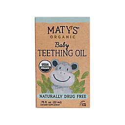 Maty&#39;s 0.75 oz. Organic Baby Teething Oil