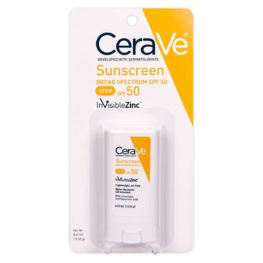 CeraVe&reg; .45 oz. Sunscreen Stick with SPF 50. View a larger version of this product image.