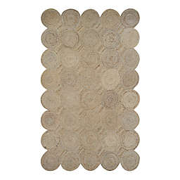 Couristan Nature's Elements Henge 6' x 9' Area Rug in Straw