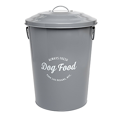 Park Life Designs&reg; Pet Life Andreas Pet Food Storage Bin in Grey. View a larger version of this product image.