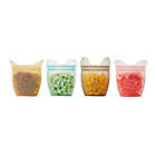 Alternate image 1 for Zip Top Animal Baby Snack Containers (Set of 4)
