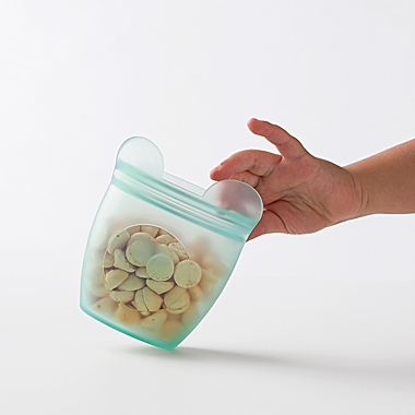 Zip Top Bear Baby Snack Container. View a larger version of this product image.