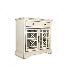 32-Inch Glass Front Accent Cabinet