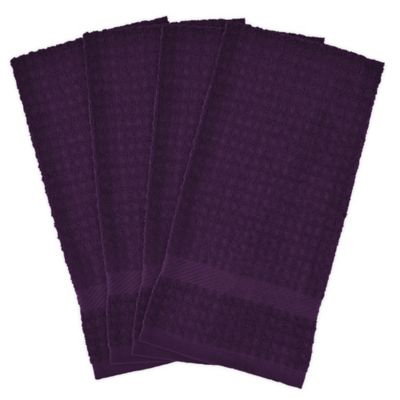 purple kitchen towels