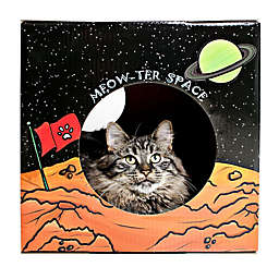 Kitty Cardboard Designer "Meow-ter Space" Box For Cats