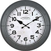 FirsTime &amp; Co.&reg; 18-Inch Donovan Wall Clock in Grey