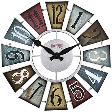 FirsTime &amp; Co.&reg; 24-Inch Numeral Windmill Farmhouse Clock. View a larger version of this product image.