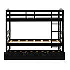 Alternate image 2 for Forest Gate&trade; Twin Over Twin Bunk Bed with Trundle in Black