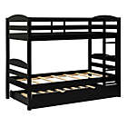 Alternate image 0 for Forest Gate&trade; Twin Over Twin Bunk Bed with Trundle in Black