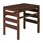 Alternate image 3 for Forest Gate Rectangular Acacia Wood Patio Side Table in Dark Brown