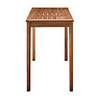 Alternate image 2 for Forest Gate Rectangular Acacia Wood Patio Bar Table in Brown