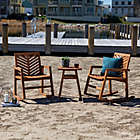 Alternate image 6 for Forest Gate&trade; 3-Piece Patio Rocking Chair Set in Brown