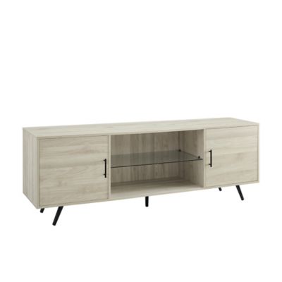 Forest Gate Grace 70 Inch Glass Shelf Tv Stand Bed Bath Beyond