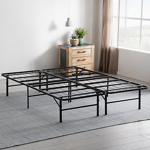 Alternate image 1 for Dream Collection™ by LUCID® Queen Platform Bed Frame in Black