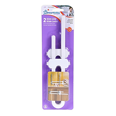 Dreambaby&reg; 2-Pack Slim-Line Slide Locks. View a larger version of this product image.