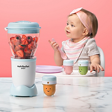 NutriBullet&reg; Baby Food Prep System in Blue. View a larger version of this product image.