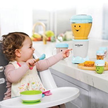NutriBullet&reg; Baby Food Prep System in Blue. View a larger version of this product image.