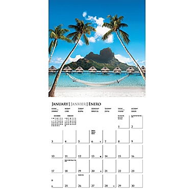 Graphique&reg; de France Island Paradise 2021 Mini Wall Calendar. View a larger version of this product image.