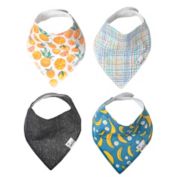 Copper Pearl 4-Pack Citrus Bandana Bibs