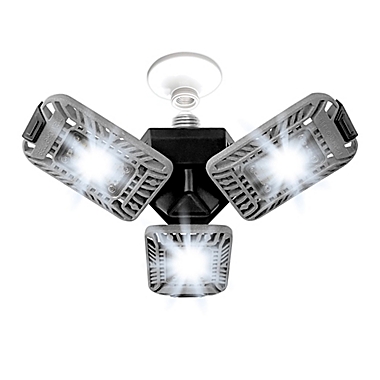Bell + Howell 50-Watt Equivalent Triburst Utility Light in Silver. View a larger version of this product image.