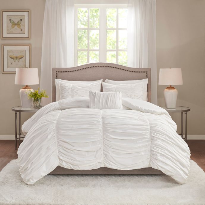 Bed Bath And Beyond White Comforter Queen Hanaposy