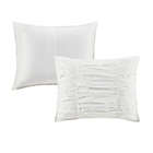 Alternate image 4 for Madison Park Delancey 4-Piece Queen Comforter Set in White