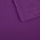 Alternate image 5 for Intelligent Design Microfiber Queen Sheet Set with Pocket in Purple