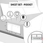 Alternate image 6 for Intelligent Design Microfiber Queen Sheet Set with Pocket in Purple