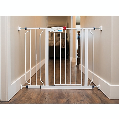 Wall Nanny&trade; 4-Pack Pressure Mount Baby Gate Mini-Wall Protectors in White. View a larger version of this product image.