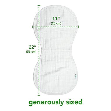 green sprouts&reg; 3-pack Organic Cotton Muslin Burp Cloths in Pink Bunny. View a larger version of this product image.