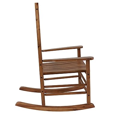 Shelby Outdoor Rocking Chair in Teak. View a larger version of this product image.