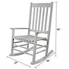 Alternate image 2 for Shelby Outdoor Rocking Chair in Teak