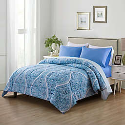 Felicia 4-Piece Reversible Comforter Set in Lilac