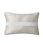 Alternate image 0 for Waterford&reg; Ameline Sequin Oblong Throw Pillow in Grey