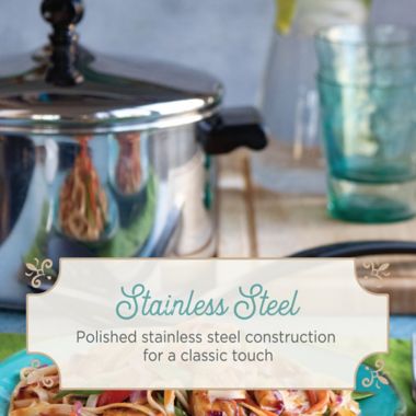 Farberware&reg; Classic 8 qt. Stainless Steel Stock Pot. View a larger version of this product image.