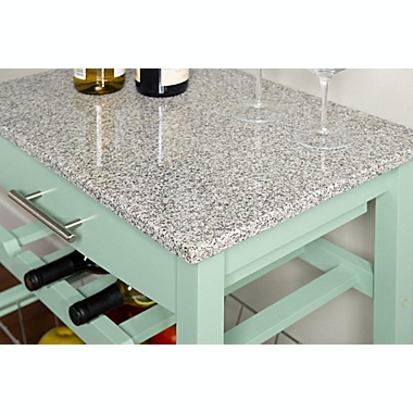 Roger Kitchen Island with Granite Top. View a larger version of this product image.