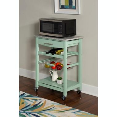 Roger Kitchen Island with Granite Top. View a larger version of this product image.